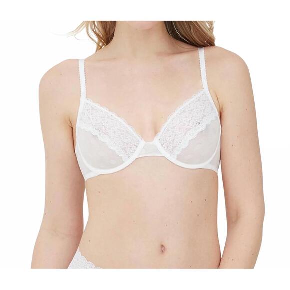 SKARLETT BLUE Other - NEW SKARLETT BLUE dare dot plunge unlined bra in white